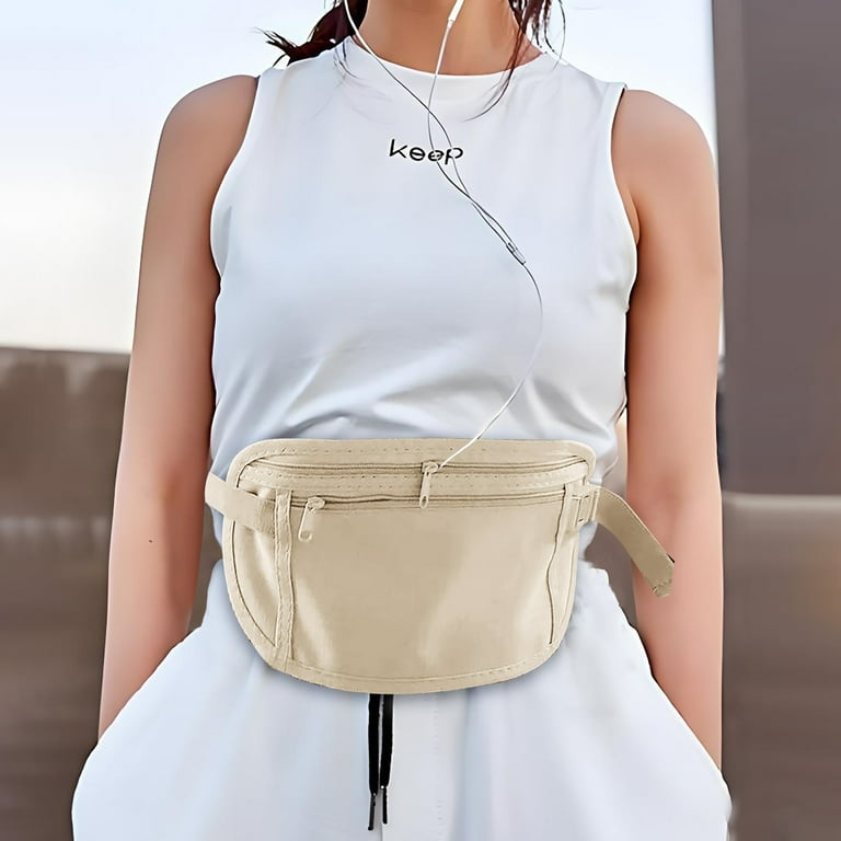 Money Belt for Travel Slim Passport Holder Men/Women Travel