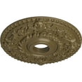 thumbnail image 3 of Ekena Millwork 18"OD x 3 1/2"ID x 1 1/2"P Rose Ceiling Medallion (Fits Canopies up to 7 1/4"), Hand-Painted Mississippi Mud, 3 of 6
