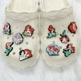 thumbnail image 3 of 12 Pieces Ariel Princess Patches Embroidered Applique Patches Sew on Iron on Patches Fabric Repair Patches for Kids Adult Clothes Jeans Jackets Hats Shoes Backpacks, 3 of 4