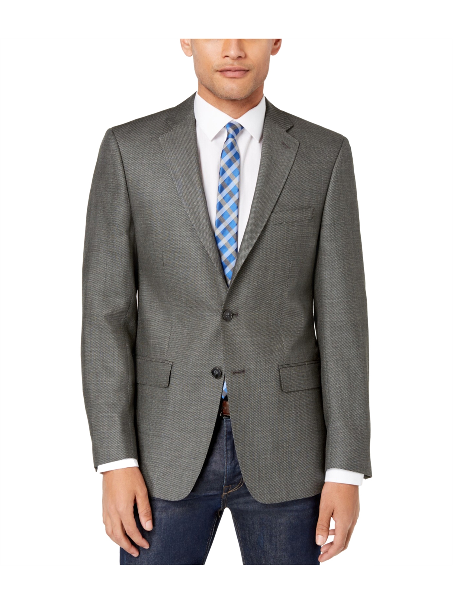 calvin klein slim fit blazer