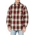 thumbnail image 1 of Carhartt Mens Hubbard Sherpa Lined Shirt Jacket Red Small, 1 of 1