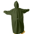 Mustacti Children's Raincoat With School Bag And Hood Boys And Girls