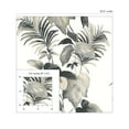 thumbnail image 3 of NextWall Harry & Grace Leaf Stripe Peel and Stick Wallpaper 20.5 in. W x 18 ft. L - Inkwell, 3 of 8