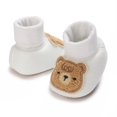 thumbnail image 3 of Aunavey Bear Embroidered Baby Slippers for Soft and Anti-Slip Comfort, 3 of 8