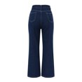 thumbnail image 3 of Gubotare Plus Size Jeans Women Wide Leg Jeans High Waist Baggy Jeans Bootcut Jeans (BU3,S), 3 of 5