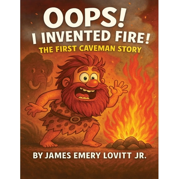 Oops! I Invented Fire!: The First Caveman Story: A Funny Rhyming Picture Book for Kids Ages 3-8, (Paperback)