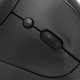 thumbnail image 2 of 2.4GHz Wireless Vertical Mouse, 6 Keys, Ergonomic, Rechargeable, Three Adjustable Response Speeds, Plug and Play, for Office, Black, 2 of 4