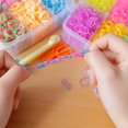 thumbnail image 3 of Rainbow Loom Trousse Bricolage Éducative Trousse de Recharge d'Élastiques Trousse de Bracelets d'Élastiques, 3 of 8