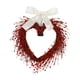 thumbnail image 3 of Corona de corazón para San Valentín, artificial, romántica, para colgar en la pared, 17 pulgadas, regalo Rojo, 3 of 7