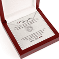 thumbnail image 1 of À Ma Fille-de Maman Chanceux Fer à Cheval Collier Message Carte 14k w CZ Cristaux, 1 of 7