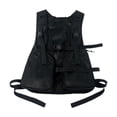 thumbnail image 2 of Chaleco tipo mochila Colamx Con múltiples bolsillos Negro, 2 of 8