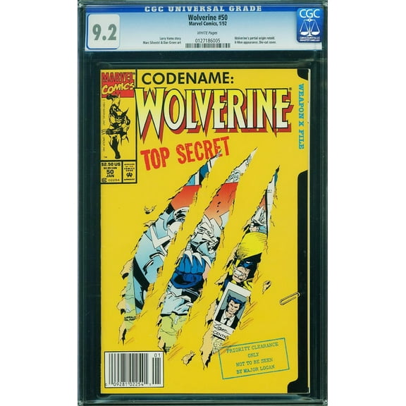 Wolverine #50 - CGC 9.2 Comic Book