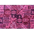 thumbnail image 1 of Ahgly Company Indoor Rectangle Abstract Pink Modern Area Rugs, 2' x 3', 1 of 4