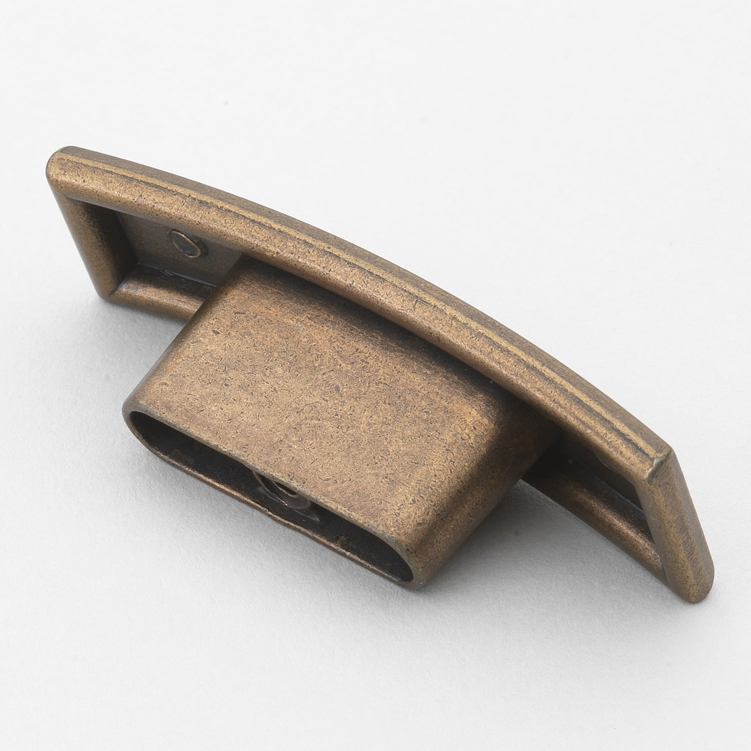 GlideRite 2-1/2 in. Rustic Hammered Mission Style Cabinet Knobs, Antique Brass, Pack of 5