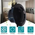 thumbnail image 4 of Bouchon de Conduit de Ventilation en Plastique pour Évents de Climatisation Grille d'Entrée Ronde, 4 of 9