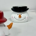 thumbnail image 4 of ​​ZCSKFIN Santa Head Planter with Snowman Resin Design, Cute Tabletop Flowerpot for Christmas Home Decor, Red and Black Hat Decoration as a Festive Container for Small Potted Plants​​, 4 of 4
