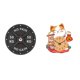 thumbnail image 1 of Reloj de pared con diseño de gato 3D creativo, silencioso, decorativo, para gimnasio, oficina, dormitorio, cocina, culturismo, entrenamiento, levantam, 1 of 8