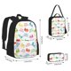 thumbnail image 2 of Fotbe Happy Easter Rabbit Set Escolar 3 en 1 para Niños - Mochila Duradera con Lonchera Aislante y Estuche para Lápices - Mochila Escolar para Niños y Niñas, 2 of 7