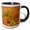 Black/White, variant on 3drose, Minnesota, Superior National Forest. Trees in Autumn Colors., 11oz Mug