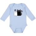 thumbnail image 3 of Inktastic Valentines Day Cat Couple Girls Long Sleeve Baby Bodysuit, 3 of 5