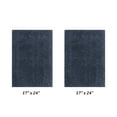 thumbnail image 3 of Better Trends 2 Piece Bathroom Rug Set 100% Polyester (17" x 24" | 17" x" 24) Bath Rug, Water Absorbent Non-Slip Bath Mat Machine Washable Micro Plush Collection - Charcoal, 3 of 6