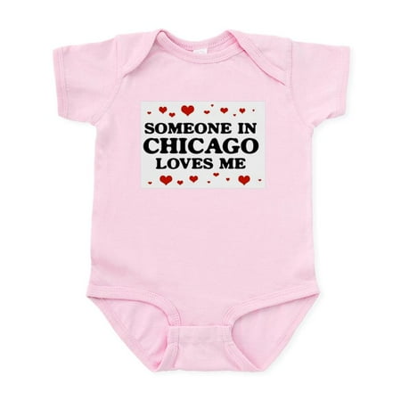 

CafePress - Loves Me In Chicago Infant Bodysuit - Baby Light Bodysuit Size Newborn - 24 Months