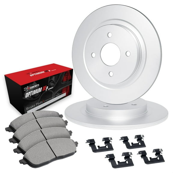 R1 Concepts Rear Brakes and Rotors Kit