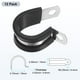 thumbnail image 3 of Uxcell 20-Pack Abrazaderas de Cable, Abrazadera de Goma Acolchada de Acero Inoxidable de 1/4 Pulgada en Forma de R para Tubo/Cable/Tubería, 3 of 7