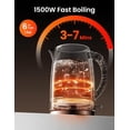 thumbnail image 5 of COMFEE' Stainless Steel Electric Kettle, Temperature Control with 6 Presets, 1-Hr Keep Warm, Kettle Water Boiler 1.7 Litres, 1500W with Viewing Window, Auto-Off and Boil-Dry Protection, 5 of 5