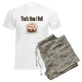 thumbnail image 6 of CafePress - That's How I Roll (Cinnamon) Men's Light Pajamas - Men's Light Loose Fit Cotton Pajama Set, 6 of 7