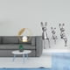 thumbnail image 2 of Escultura De Conejito De Cristal, Figura De Metal, Adorno De Escritorio Para Interiores, Estatua, Soporte, Pieza Central Para Pasillo, Chimenea, Dormitorio, Sala De Estar, Oficina, Armario,, 2 of 8