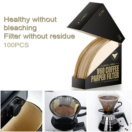 

TANGNADE Coffee Cup Cup Paper Filter 100PC Cup Paper Shape Food Cleaning Supplies