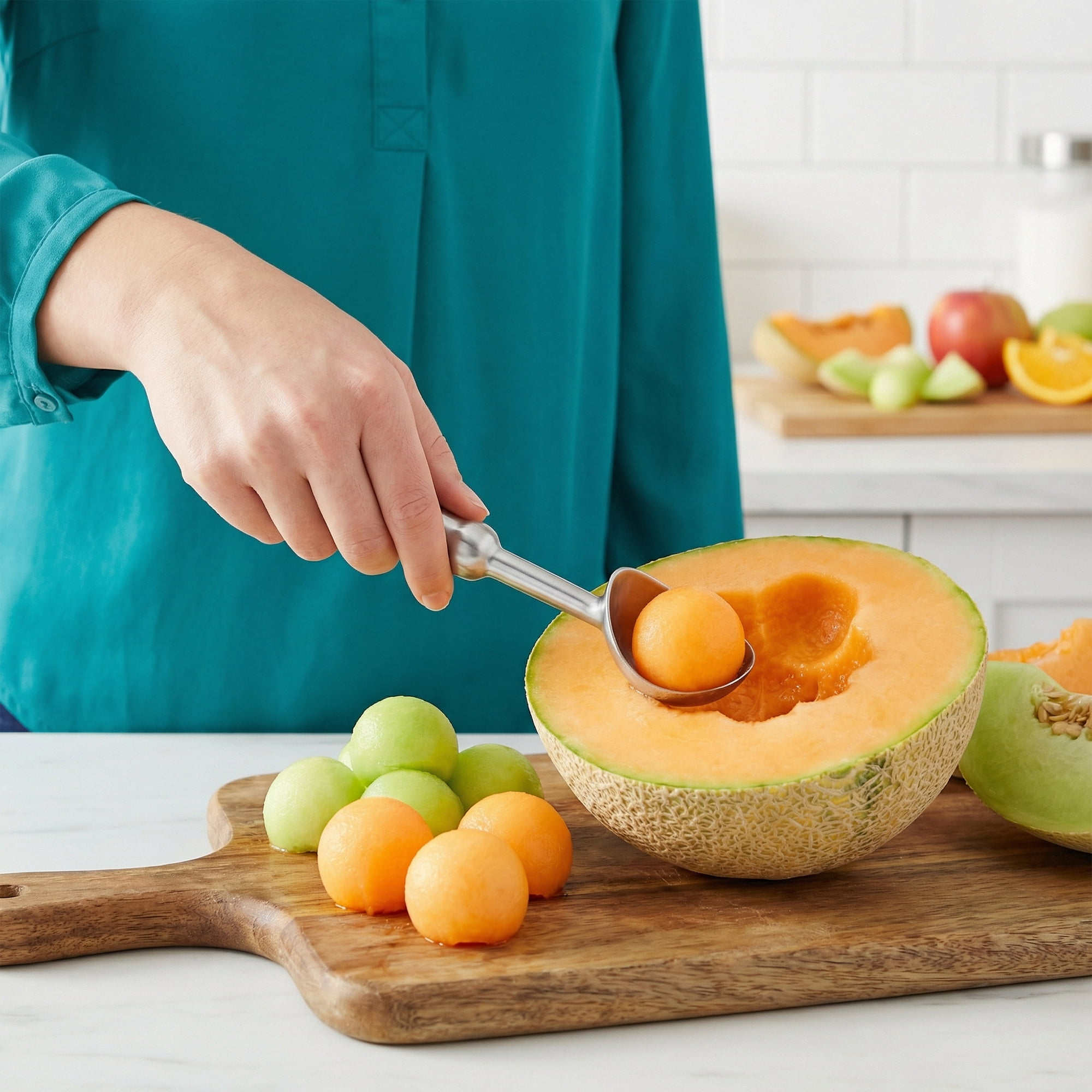 Unique Bargains Stainless Steel Ice Cream Scoop for Easy Release Silver