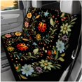 thumbnail image 3 of Yuyamidu Ladybug Car Seat Covers Set 14 Pcs Flower Steering Wheel Cover Seat Belt Pads Armrest Cover Headrest Covers Coasters Key Chain, 3 of 7