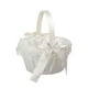 thumbnail image 4 of Cesta de boda para dama de honor, cesta de encaje, hermosas decoraciones blancas, lazo de satén Mariposa, 4 of 9