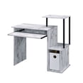 thumbnail image 4 of Newboti Furniture Lyphre Antique White & Black Finish Computer Desk BN.3998, 4 of 8