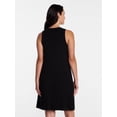 thumbnail image 3 of Time and Tru Women’s Sleeveless Knit Swing Dress, Sizes XS-XXXL, 3 of 5