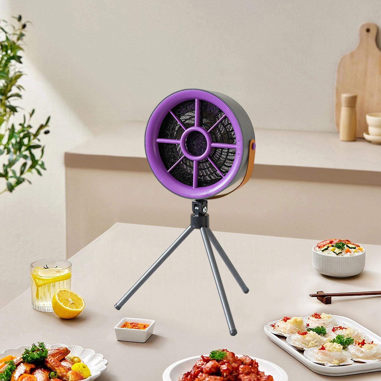 Fiocias Portable Range Hood Mini Household Extractor Hood Portable Extractor Machine for purple