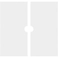 thumbnail image 4 of 28"OD x 3"ID x 9 3/4"C x 1"P Knox Architectural Grade PVC Contemporary Ceiling Medallion, Two Piece, 4 of 11