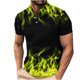 thumbnail image 1 of Camisetas de Manga Corta de los Hombres Casual Gradiente Solapa Botón Arriba Camiseta, Top Ligero para el Hogar, Uso Diario Y Cómodo, 1 of 5