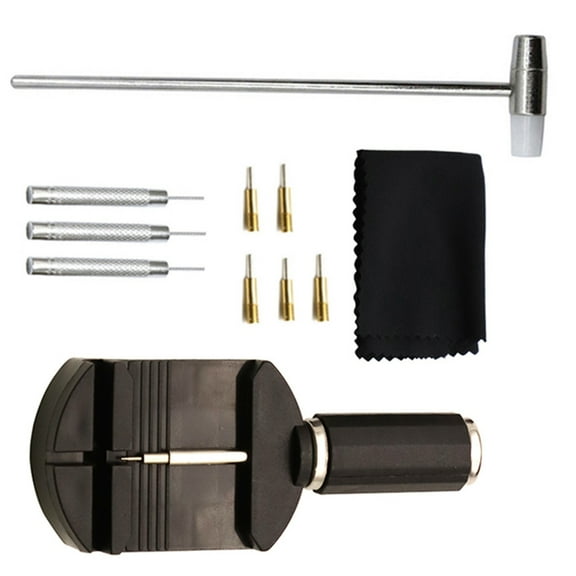 Portable Watch Repair Set With Adjuster Regulator Remover Tool Accessory for Bracelet Link Resizing and