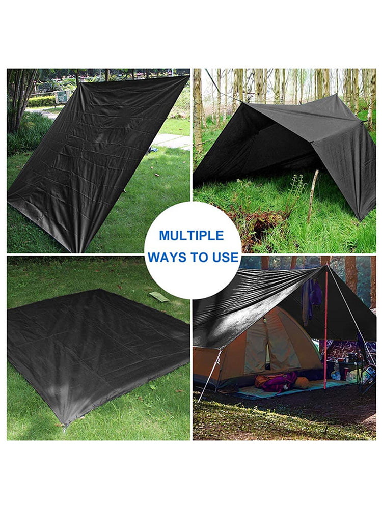 3M Waterproof Tent Tarp Hammock Rain Fly Cover Sun Shade Shelter Camping Pad Mat 