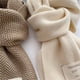 thumbnail image 5 of Bufanda de punto de lana de invierno para mujer, cálida, gruesa, de color sólido, para estudiantes, 5 of 6