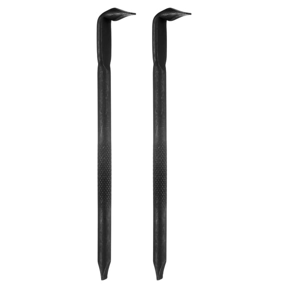 Uxcell 2pcs Offset Screwdriver SL6 Slotted Flat Head Right Angle 90 Degree Screw Driver Double Ended L-Type Hand Tool for Home Appliance Repair, Black