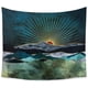 thumbnail image 1 of Tapiz de amanecer, montaña, amanecer, sol brillante, paisaje natural, tapiz, arte abstracto, decoración del hogar para habitación, 150x130cm, 1 of 7