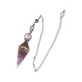 thumbnail image 2 of Crystal Pendulum Natural Stone Pendulums Pendant for Divination Dowsing, 2 of 9