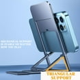 thumbnail image 5 of Portable Lazy Flat Folding Stand Desktop ABS Mobile Phone Stand Tablet Folding Bracket Mobile Phone Stand Clearance, 5 of 6