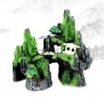 thumbnail image 6 of Yirtree Mountain View Decor Rockery Landscape Rock Hiding Cave Tree Aquarium Ornament Fish Tank Decoration, 6 of 8