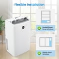 thumbnail image 3 of Powerful 12,000 BTU Portable Air Conditioner – 3-in-1 Cooling, Fan & Dehumidifier – Cools Large Rooms up to 550 Sq.Ft – Digital Display, Remote, Sleep Mode, 24H Timer, Window Kit, 3 of 7
