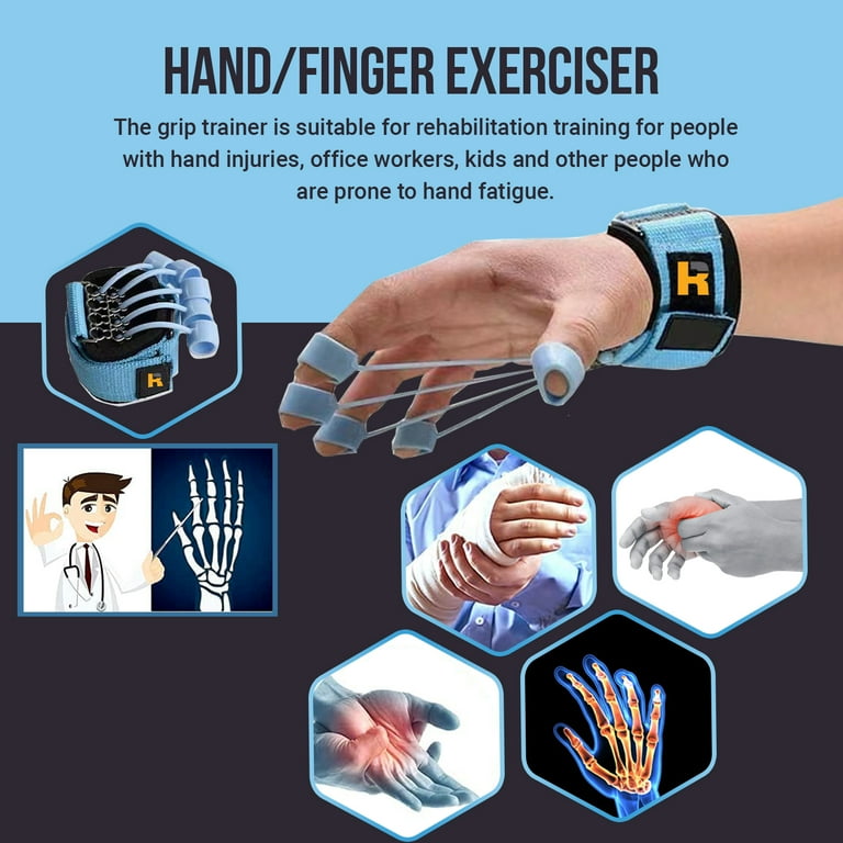 Hand Finger Strengthener by Rapid Fingers Hand Extensor Exercise